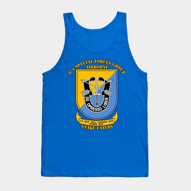 8th Special Forces Group Tank Top by MBK